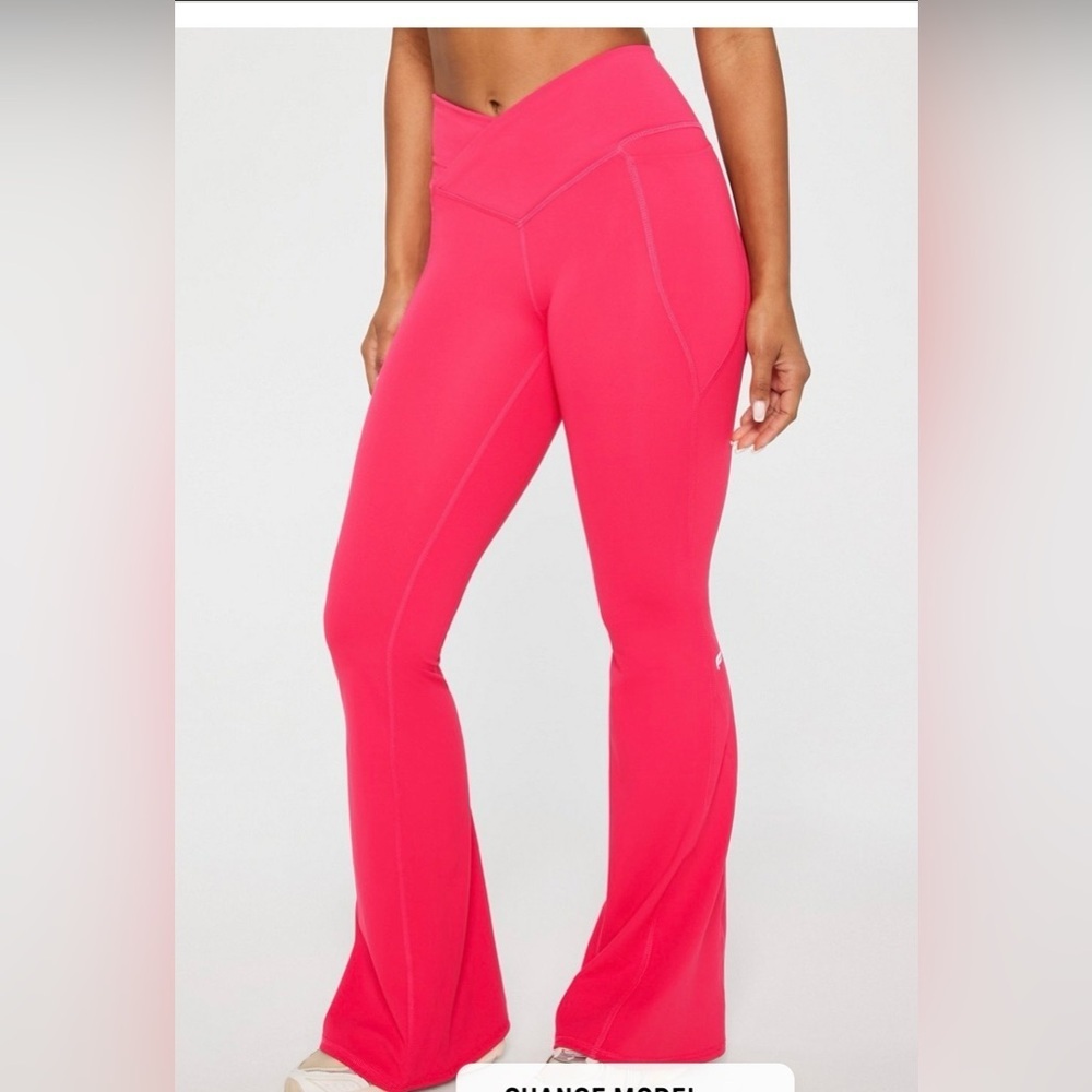 Fabletics PureLuxe High-Waisted Crossover Flare Size XS